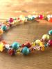 Collier confort "Voyage en Inde" multigemmes