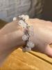 Bracelet en quartz rose